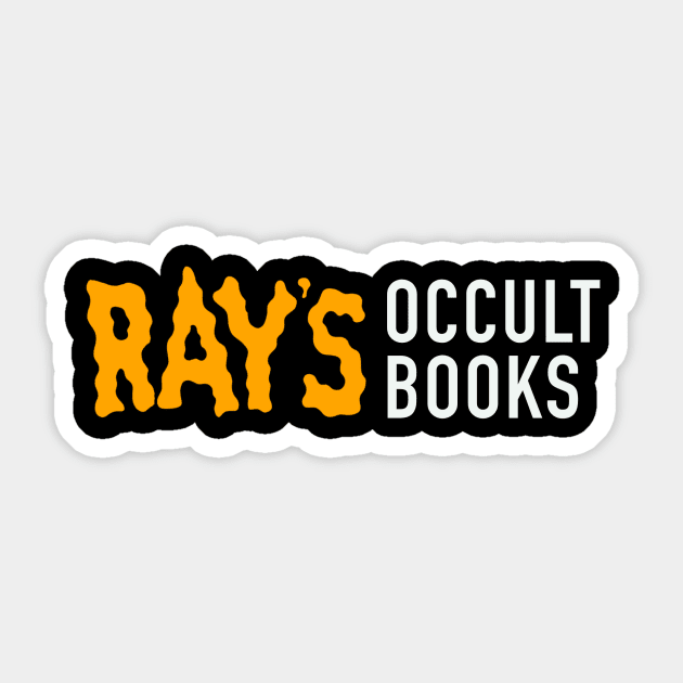 Ray's Occult Books Sticker by critforbrains